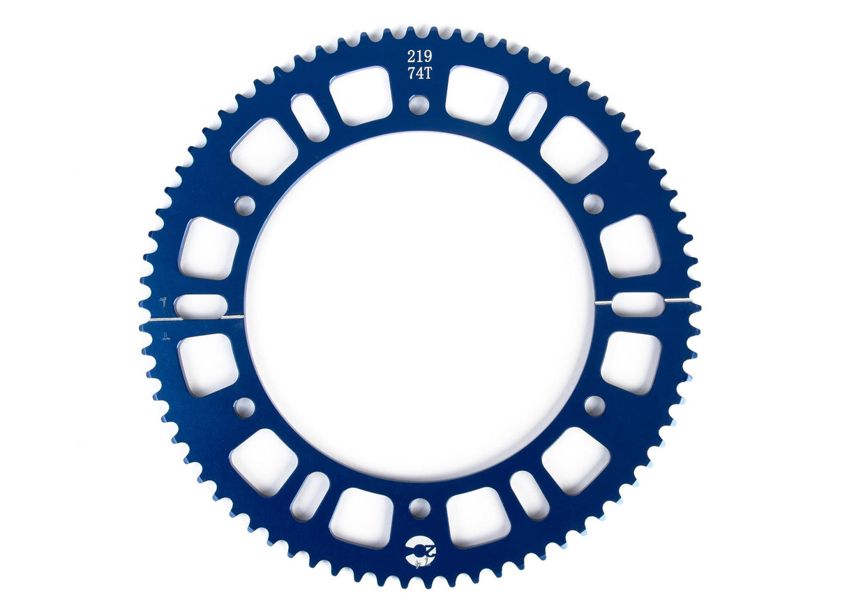 7075 Split Sprocket, #219 Chain 81 Tooth, Junior Sprint