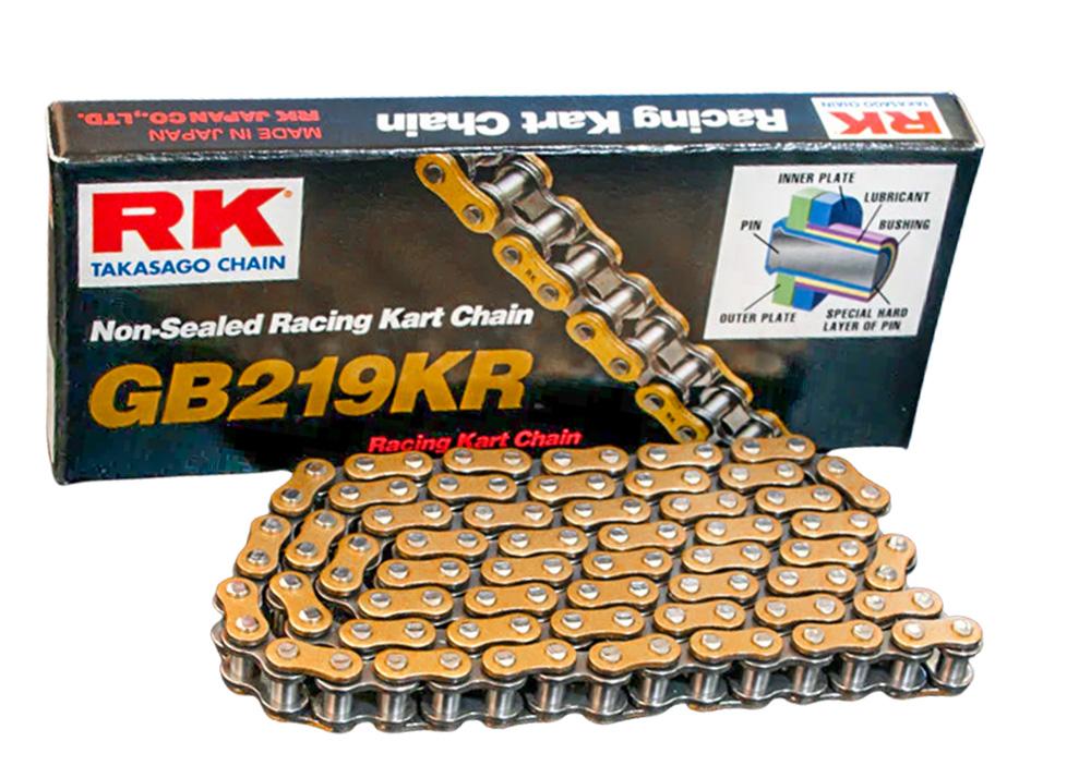 RK #219 Gold Non-Oring Chain 104 Links, Junior Sprint