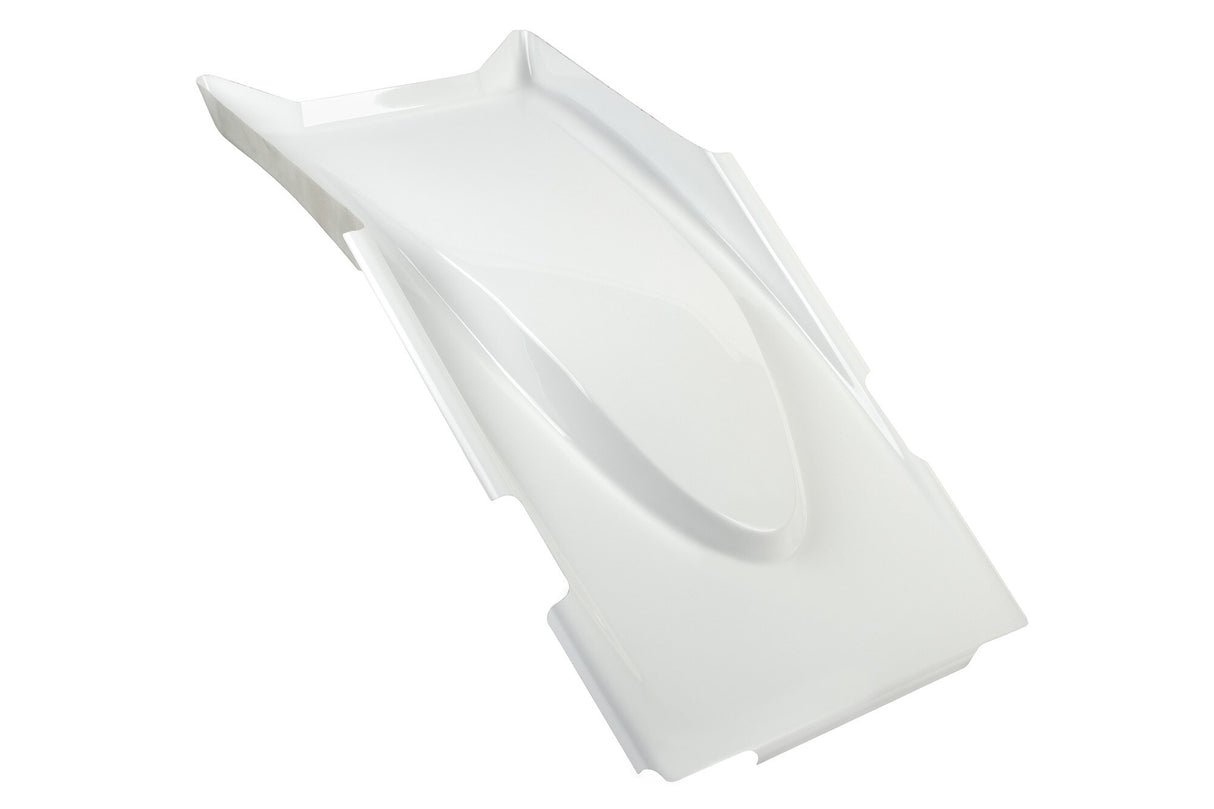 Center Hood Fiberglass White, Junior Sprint