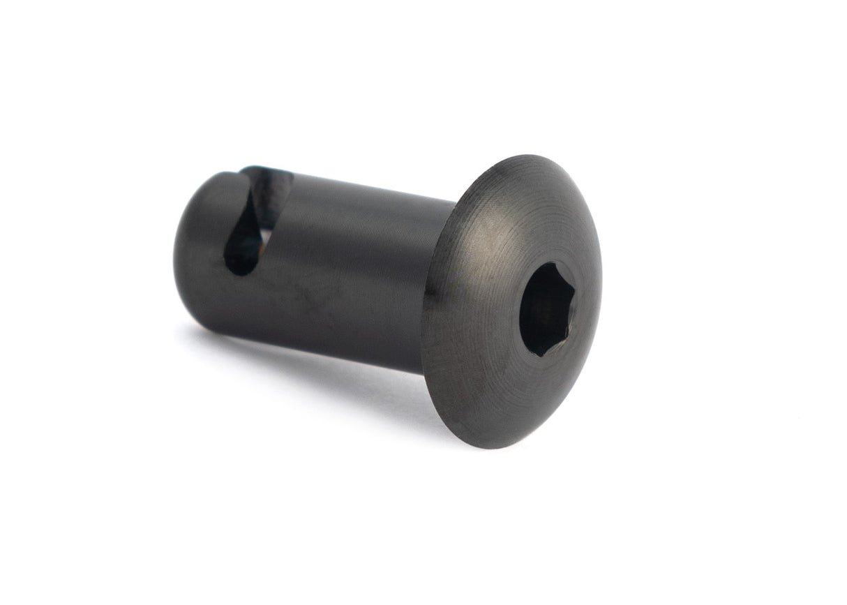 Titanium 7/16" x .650" Hex Turn Panel Fastener, Black