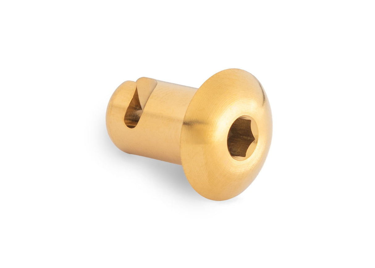 Titanium 7/16" x .500" Hex Turn Panel Fastener, Gold
