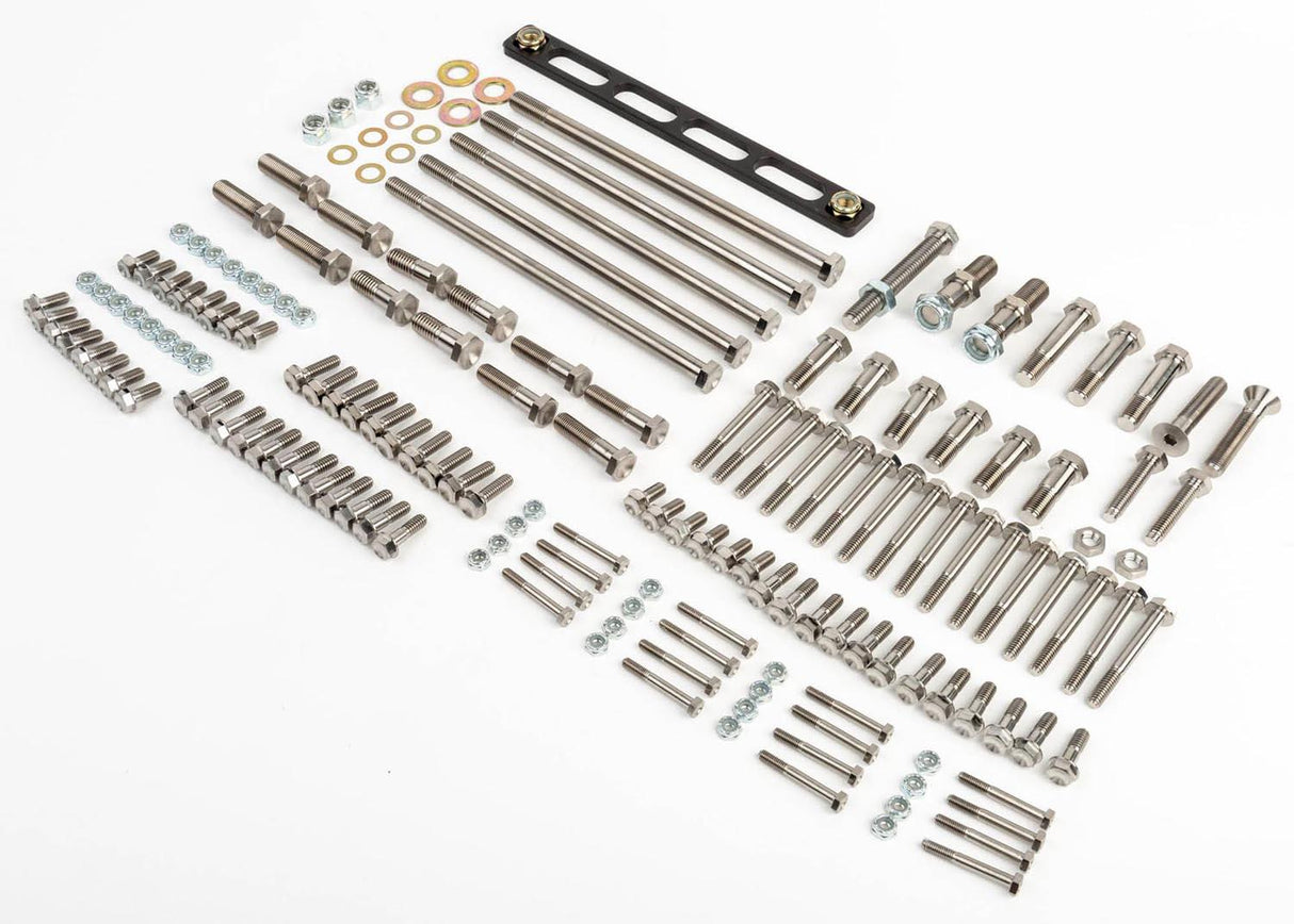 07 & Up Hyper 600 Partial Chassis Bolt Kit Titanium
