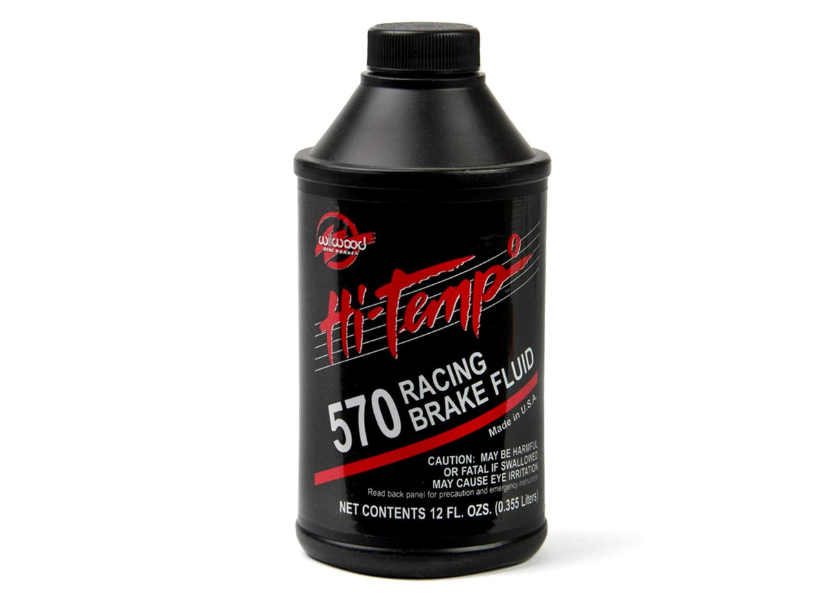 Wilwood HiTemp° 570 Brake Fluid Dot 3, 12 Oz.