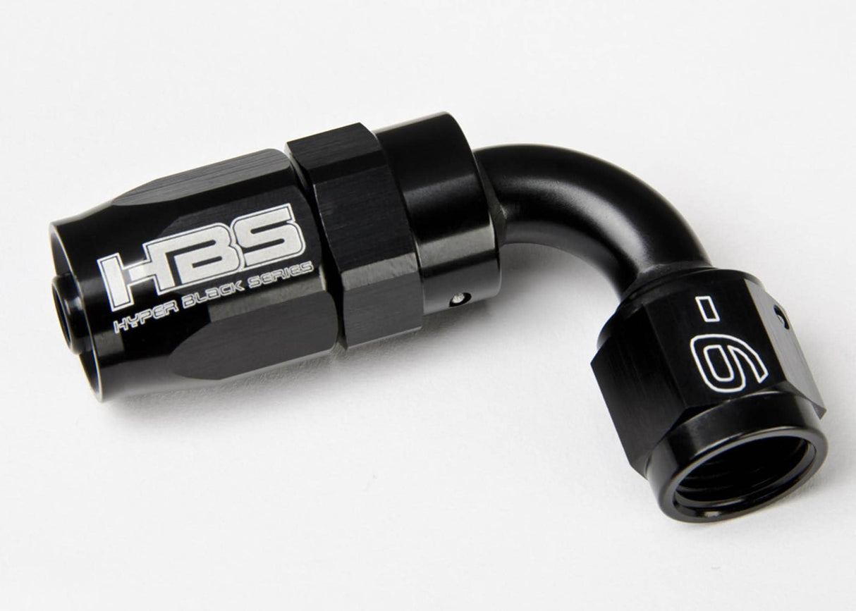 HBS 6AN to 3/8" (-6) Hose 90 Degree