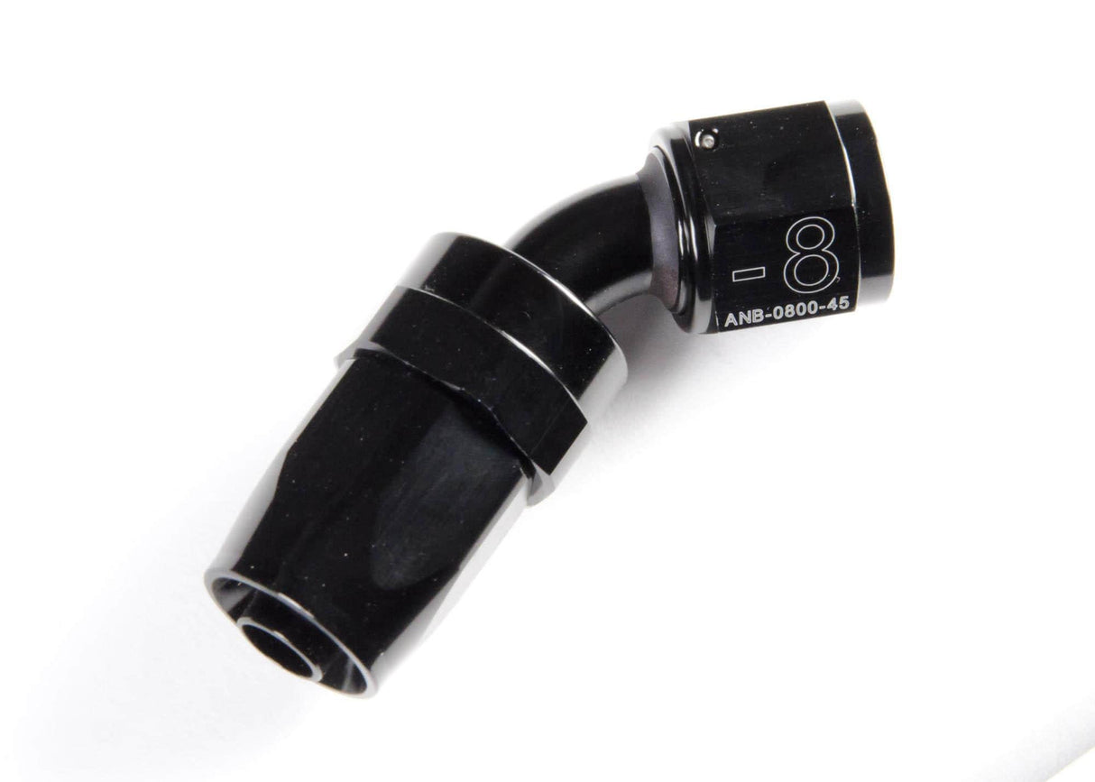 HBS 8AN to 1/2" (-8) Hose 45 Degree