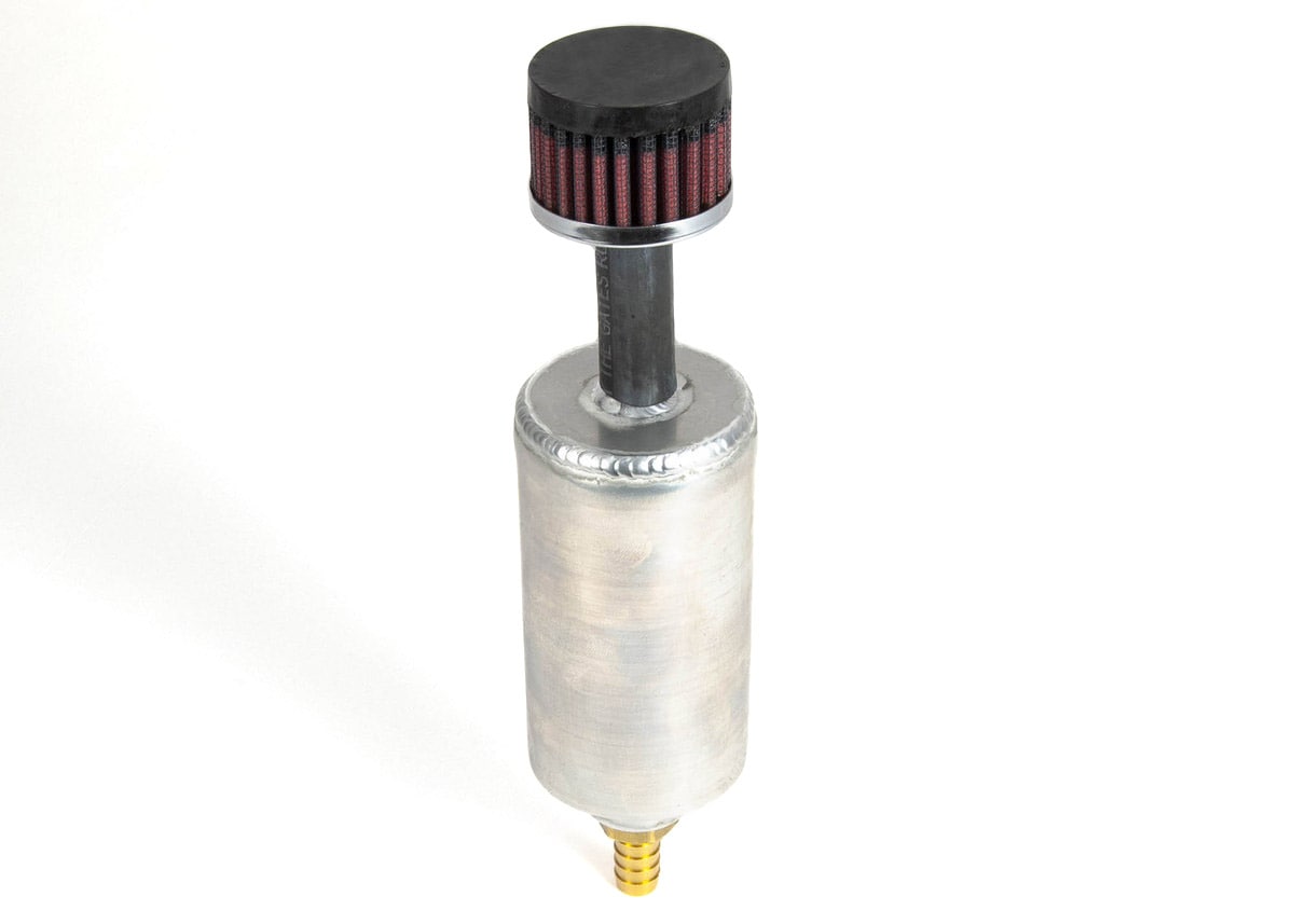 Crankcase Breather with Aluminum Catch Can