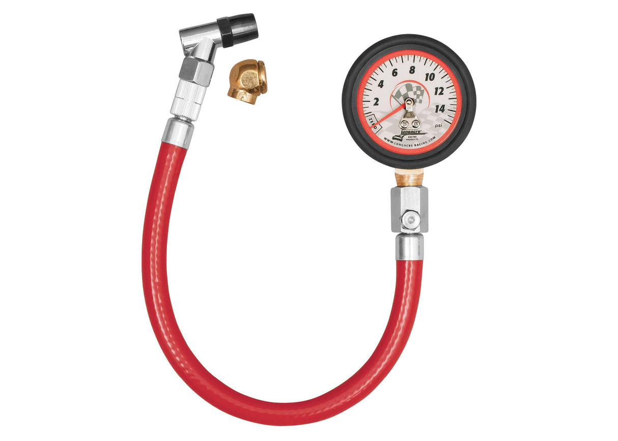 Longacre® 52-52034 0-15 PSI Tire Pressure Gauge, 2 Inch