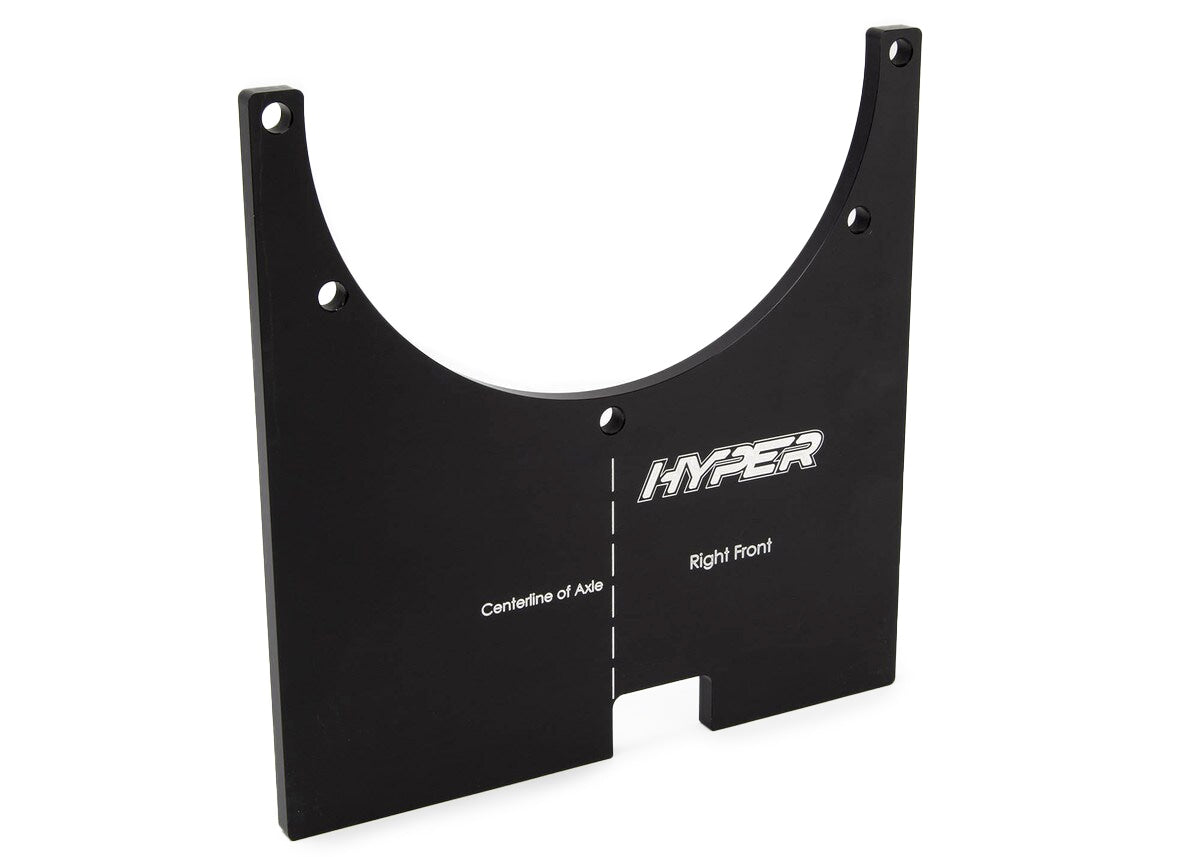 Squaring Plate Front, Right, 13" Wheel