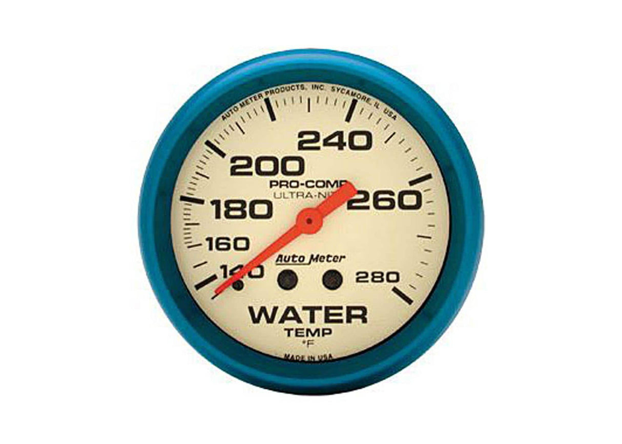 Ultra-Nite Autometer In-Dash Coolant Temperature Gauge