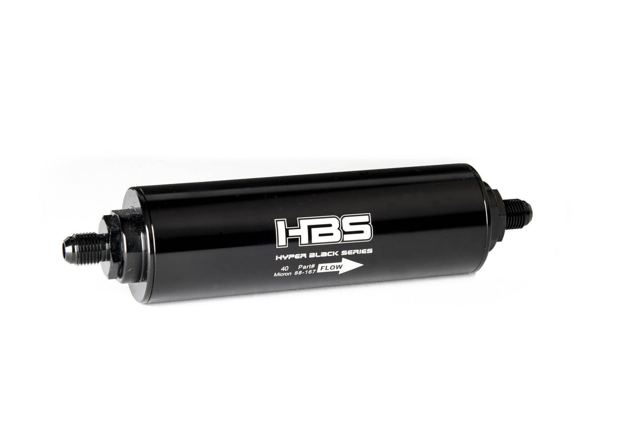 40 Micron Fuel Filter -6AN for Gasoline