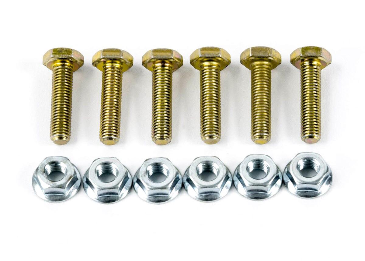 Sprocket Bolt Kit 1/4" with Flange Nuts