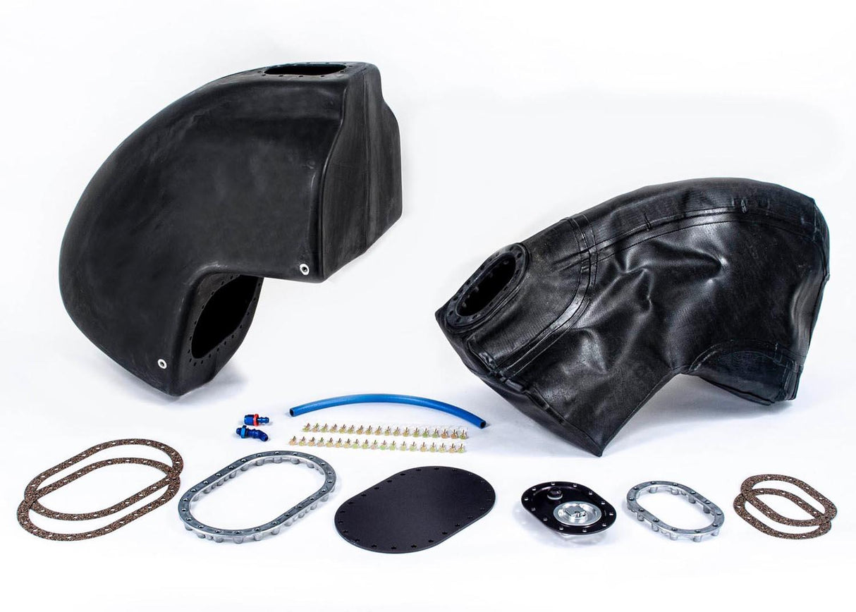 Complete Saldana Outlaw Classic Tank Tail Assembly with Fuel Bladder, Alcohol