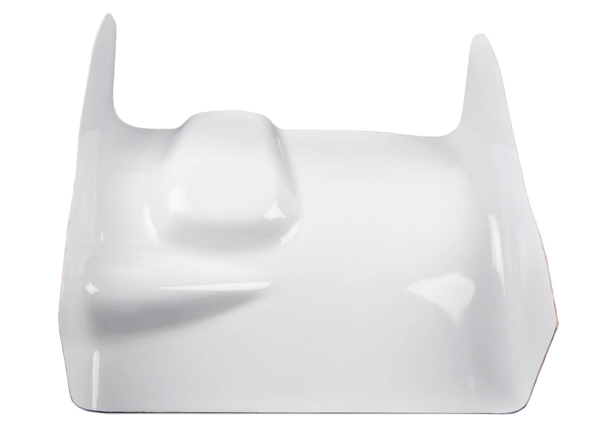 Radiator Shroud, Front Section ’08 & Up White Fiberglass