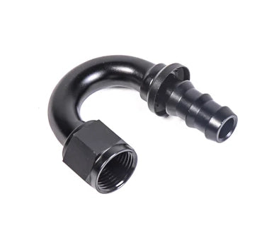 -06 180 Black PushLoc Hose End