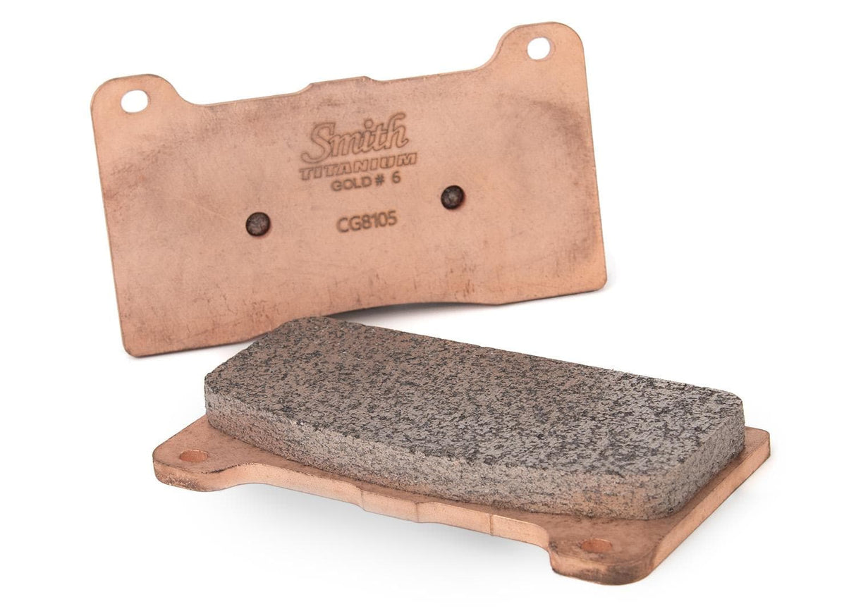 Smith Titanium Gold #6 Brake Pads Ti Rotor Dynapro/Dynalite Lightning Sprint (pair)