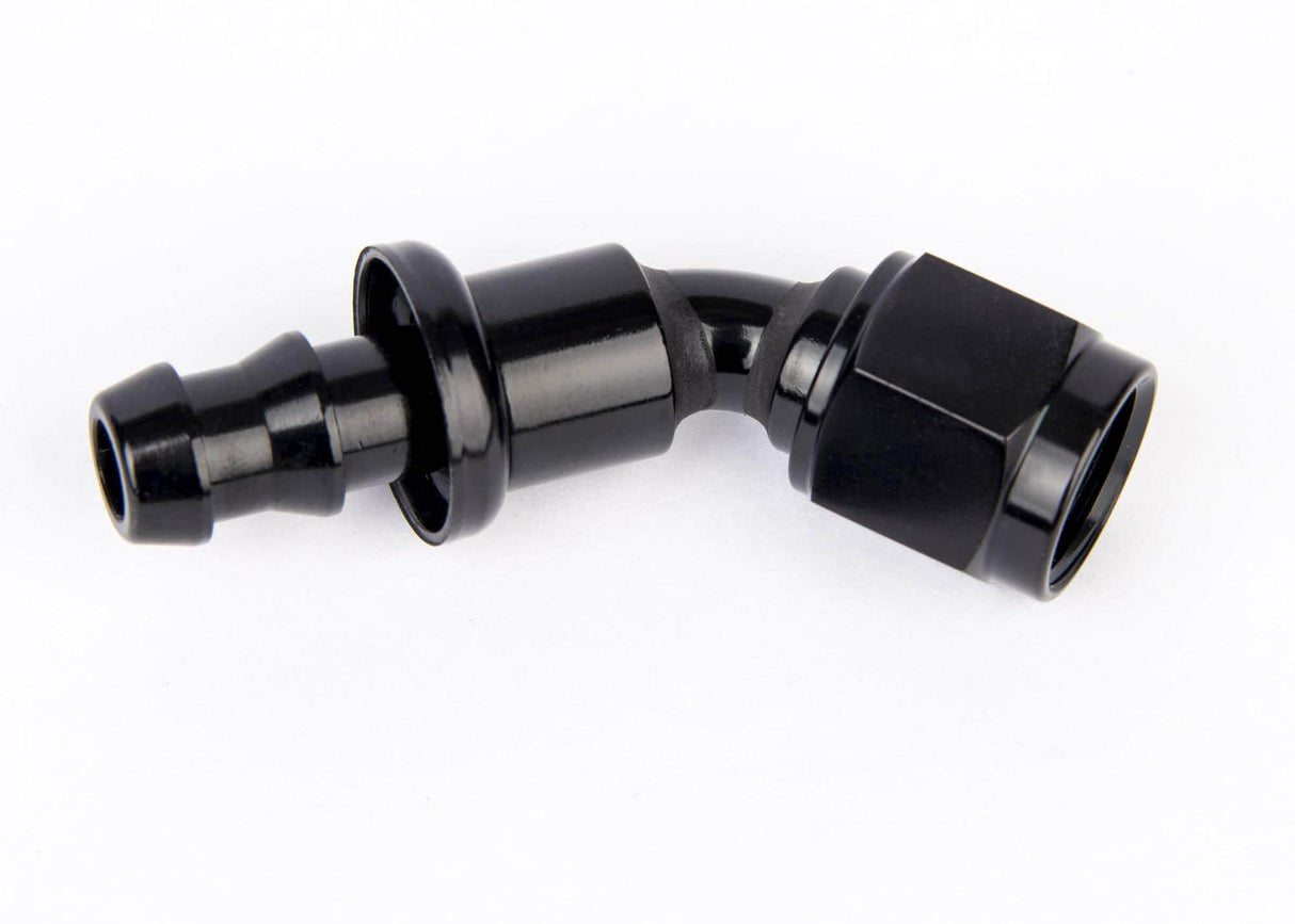 Super Stock 8AN to 1/2" (-8) 45 Degree Fitting