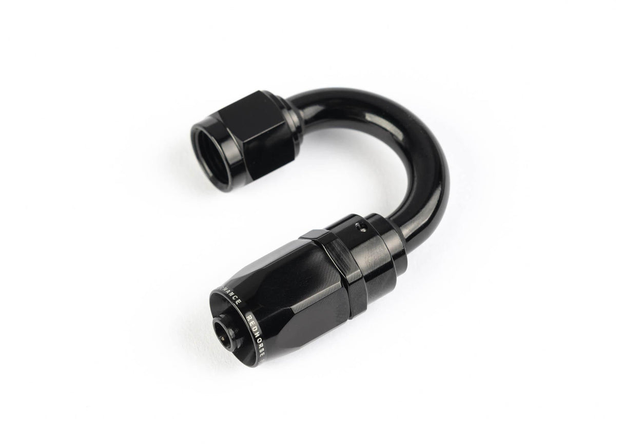 HBS 6AN to 3/8" (-6) Hose 180 Degree