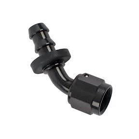 45 Black PushLoc Hose End