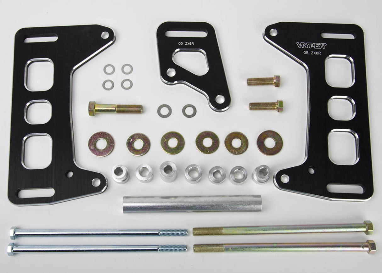 ’05-’06 Kawasaki ZX-6R 636 Engine Mount Slider Kit