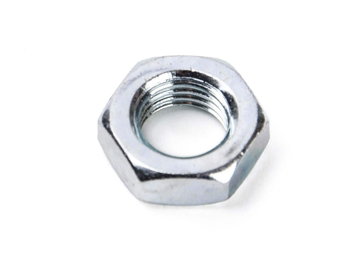 1/4" Right Hand Jam Nut, Plated Steel