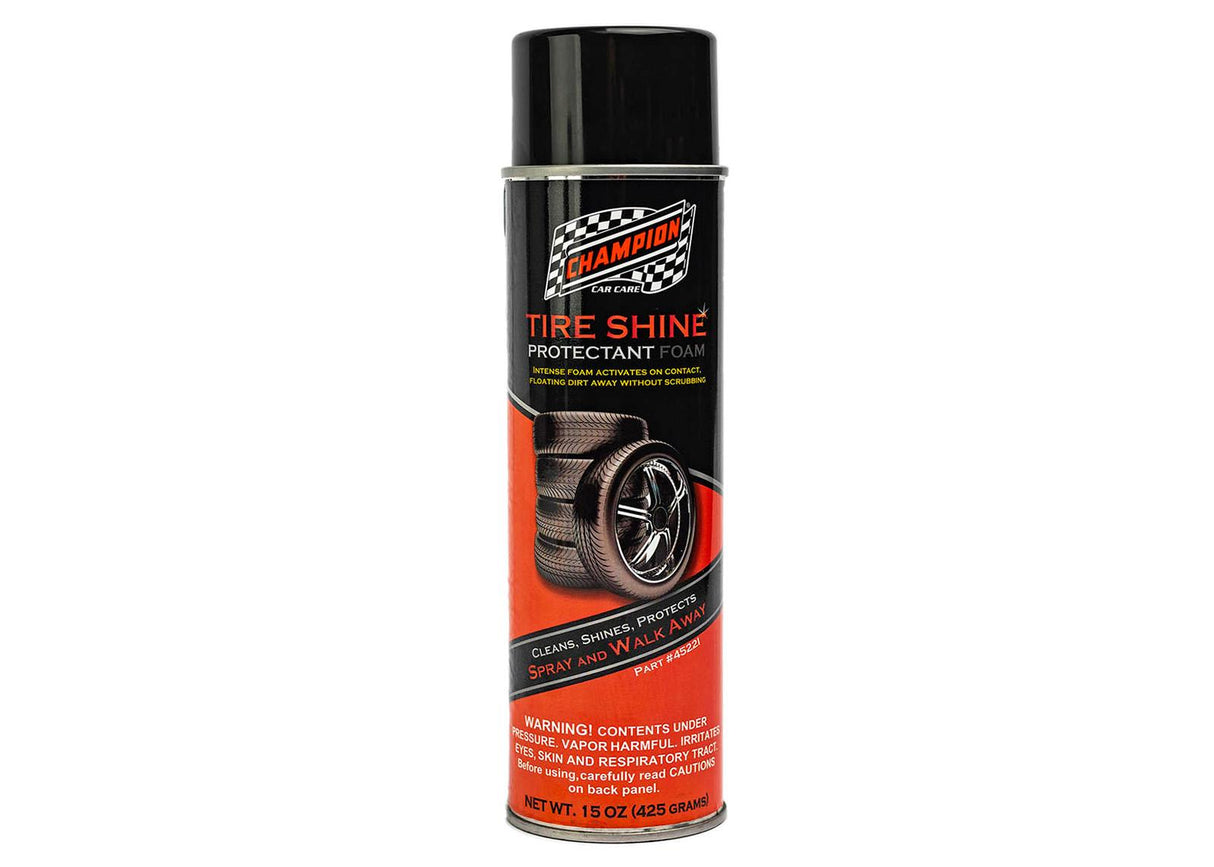 Champion Tire Shine Protectant Foam, 15 oz.