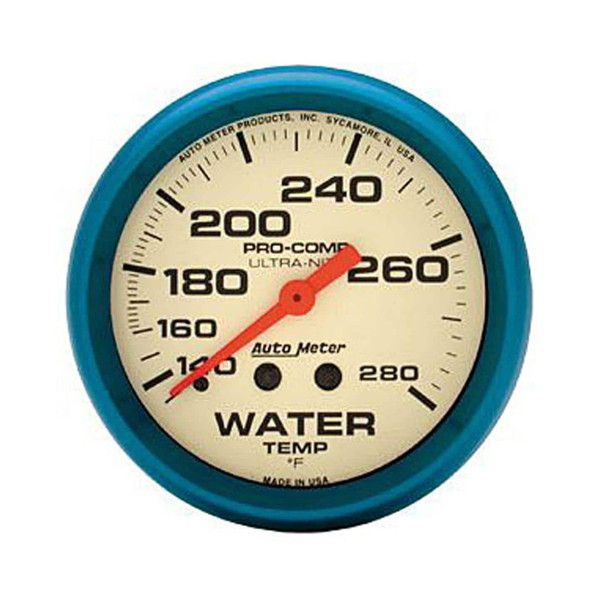 Ultra-Nite Autometer In-Dash Coolant Temperature Gauge – FM Performance