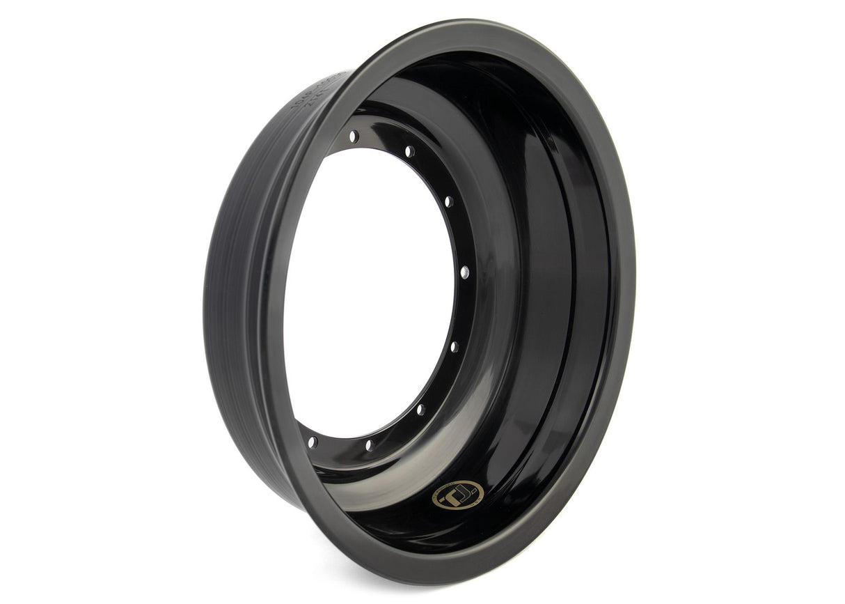 TJ Forged 10x3 Non Bead Lock Half, Big Bell, Black