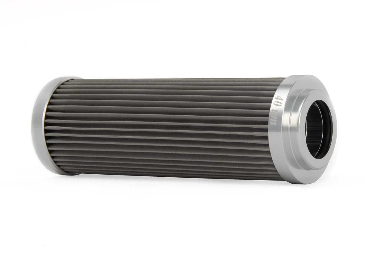 Element, 40 micron Pro Fuel Filter, Full Stainless Steel, Methanol Compatible