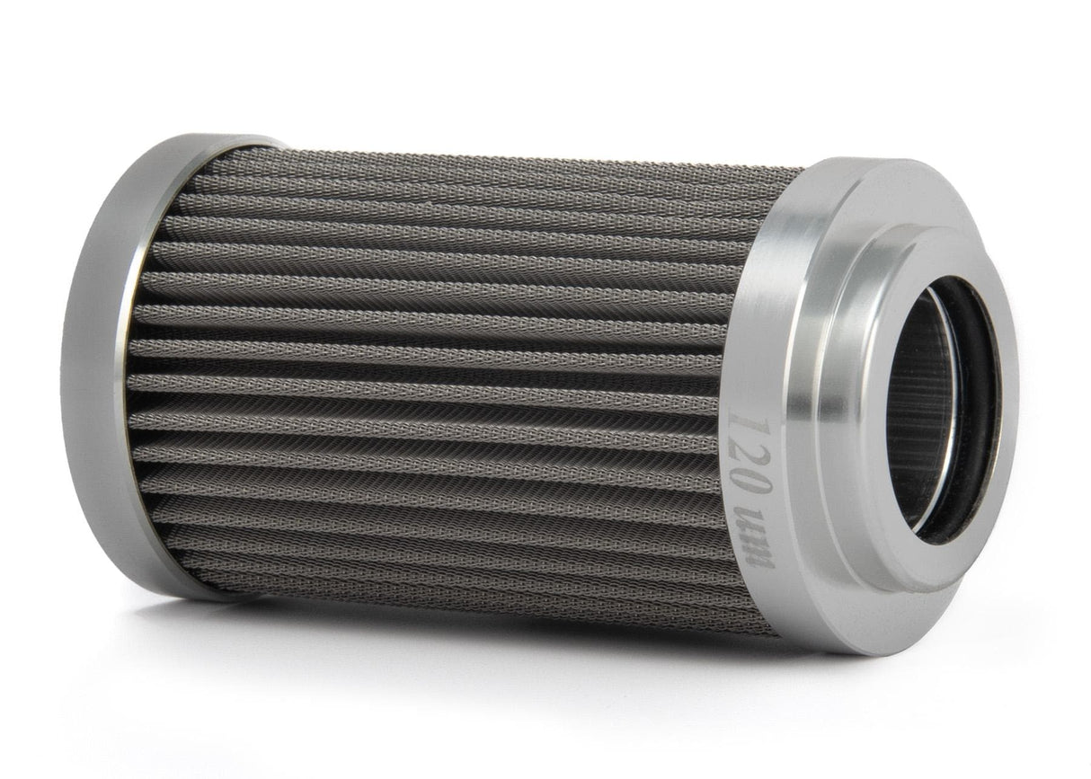 Short Element, 120 Micron Pro Fuel Filter, Full Stainless Steel, Methanol Compatible