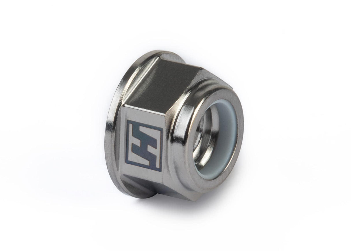 3/8-16 Nylock Titanium Flanged Nut